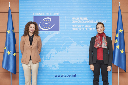 Посланик Мария Спасова връчи акредитивните си писма на генералния секретар на Съвета на Европа Мария Пейчинович-Бурич